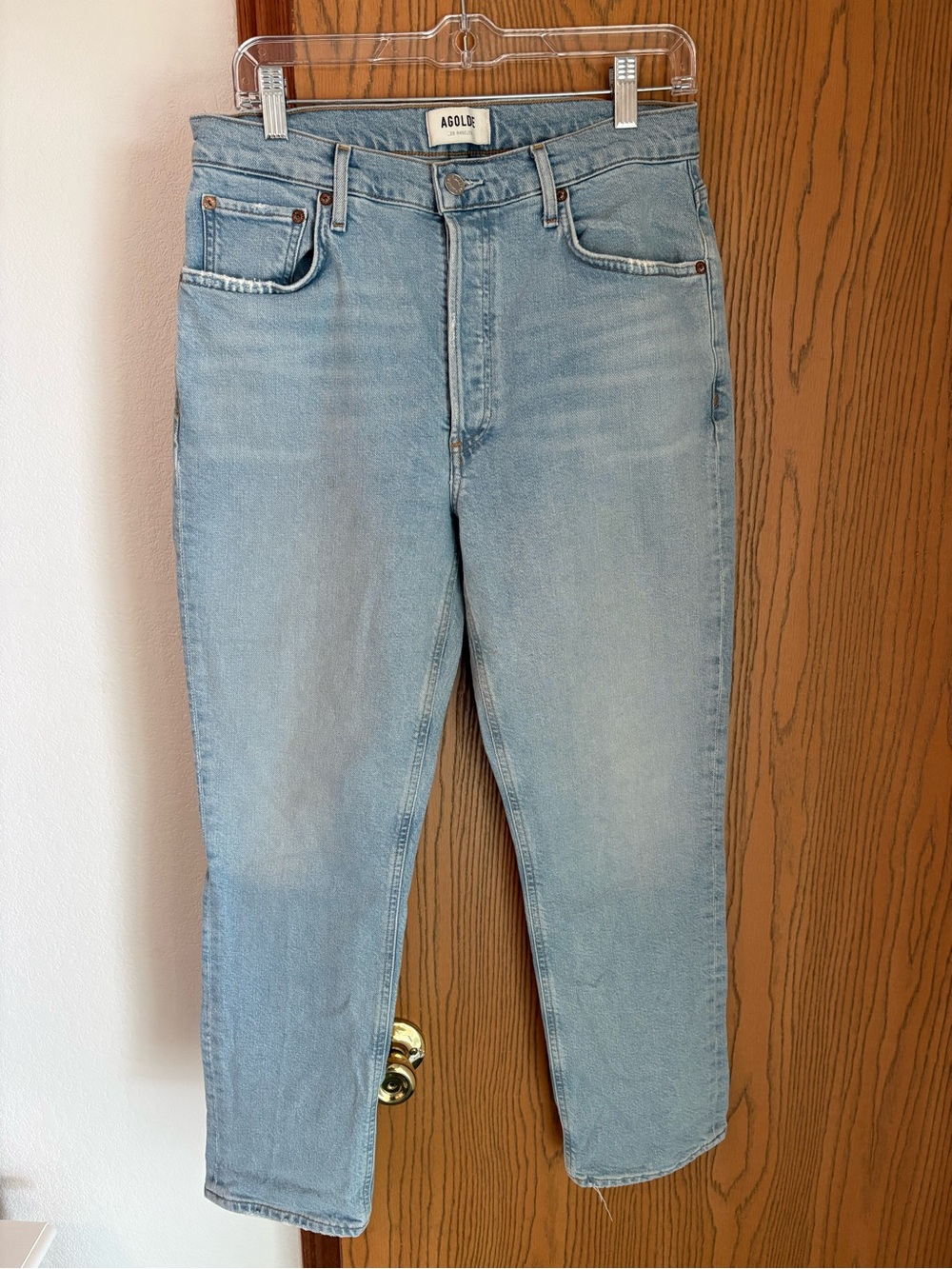 AGOLDE Light Blue Jeans - Classic Straight Fit